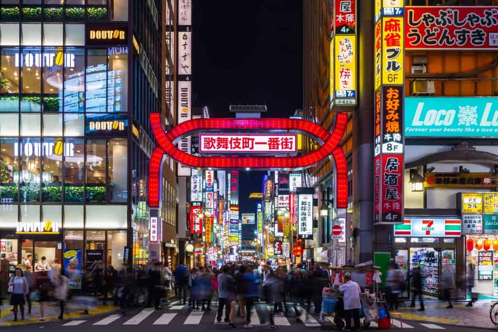  Kabukicho is know as biggest red light district in Shinjuku, Tokyo