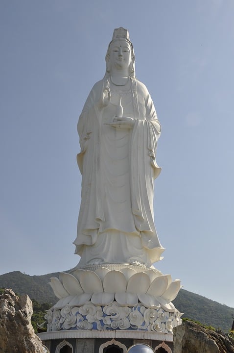 Travel to Danang must visit the Linh Ung Pagoda is known as its the tallest lady buddha in Danang City with 67 meter high. 