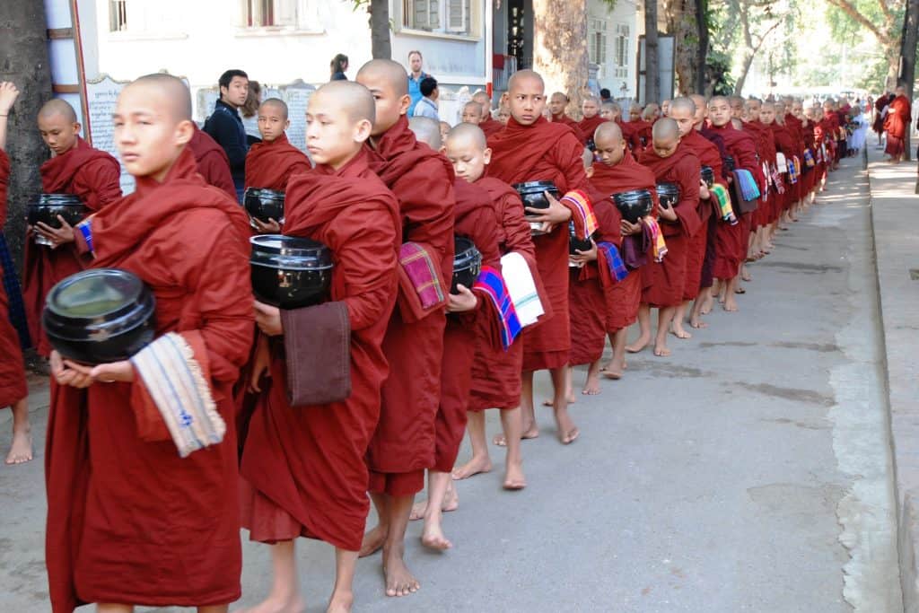 Mahagandayon Monastery, Myanmar’s largest monastic university and home to more than a thousand young monks. 