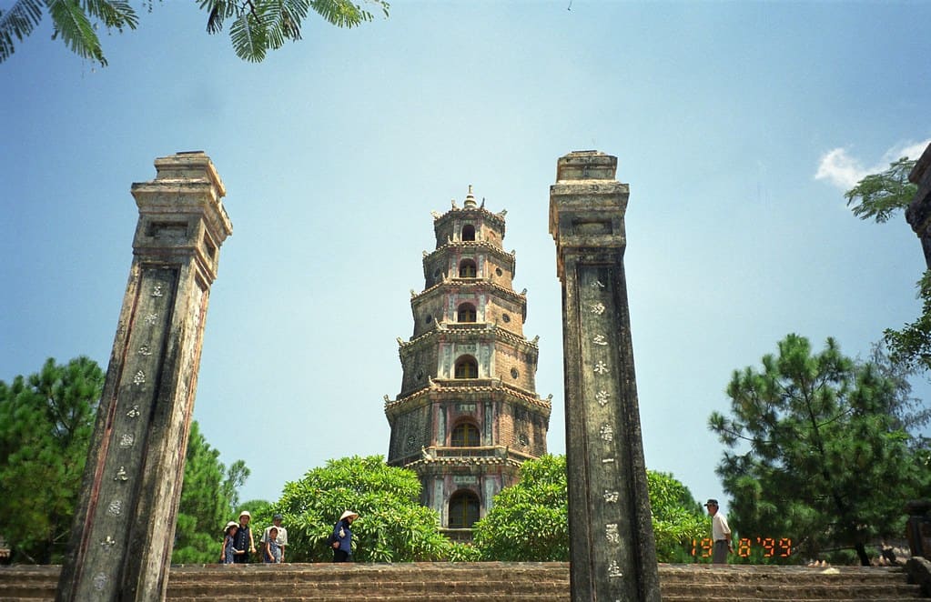 Thien Mu Pagoda is an iconic seven story pagoda which is located beside Huong River  