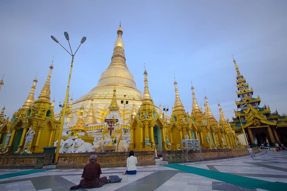 Shwedagon Pagoda named as Shwedagon Zedi Daw which is one of the greatest wonders of the world 