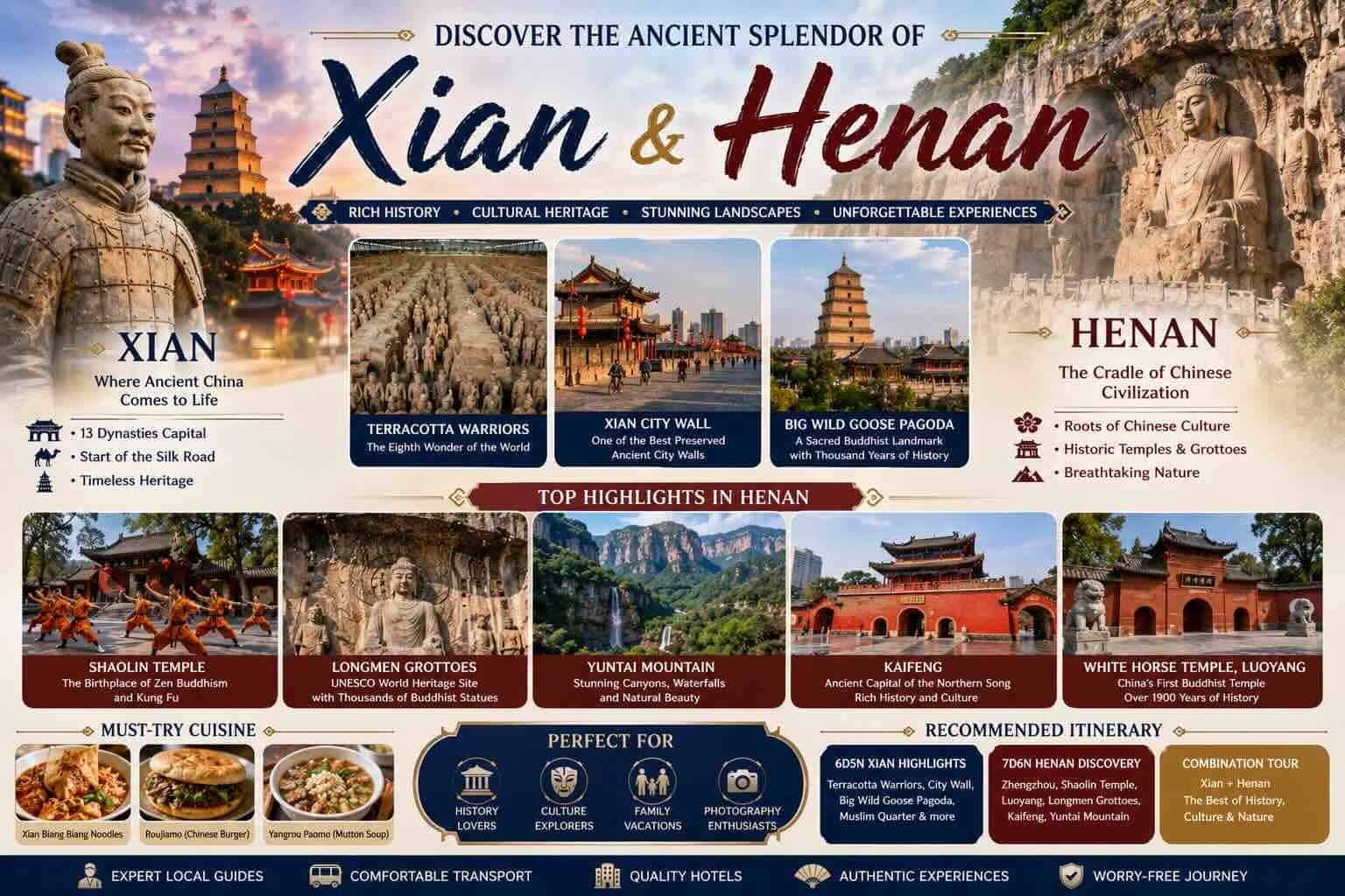 xian tour package and henan