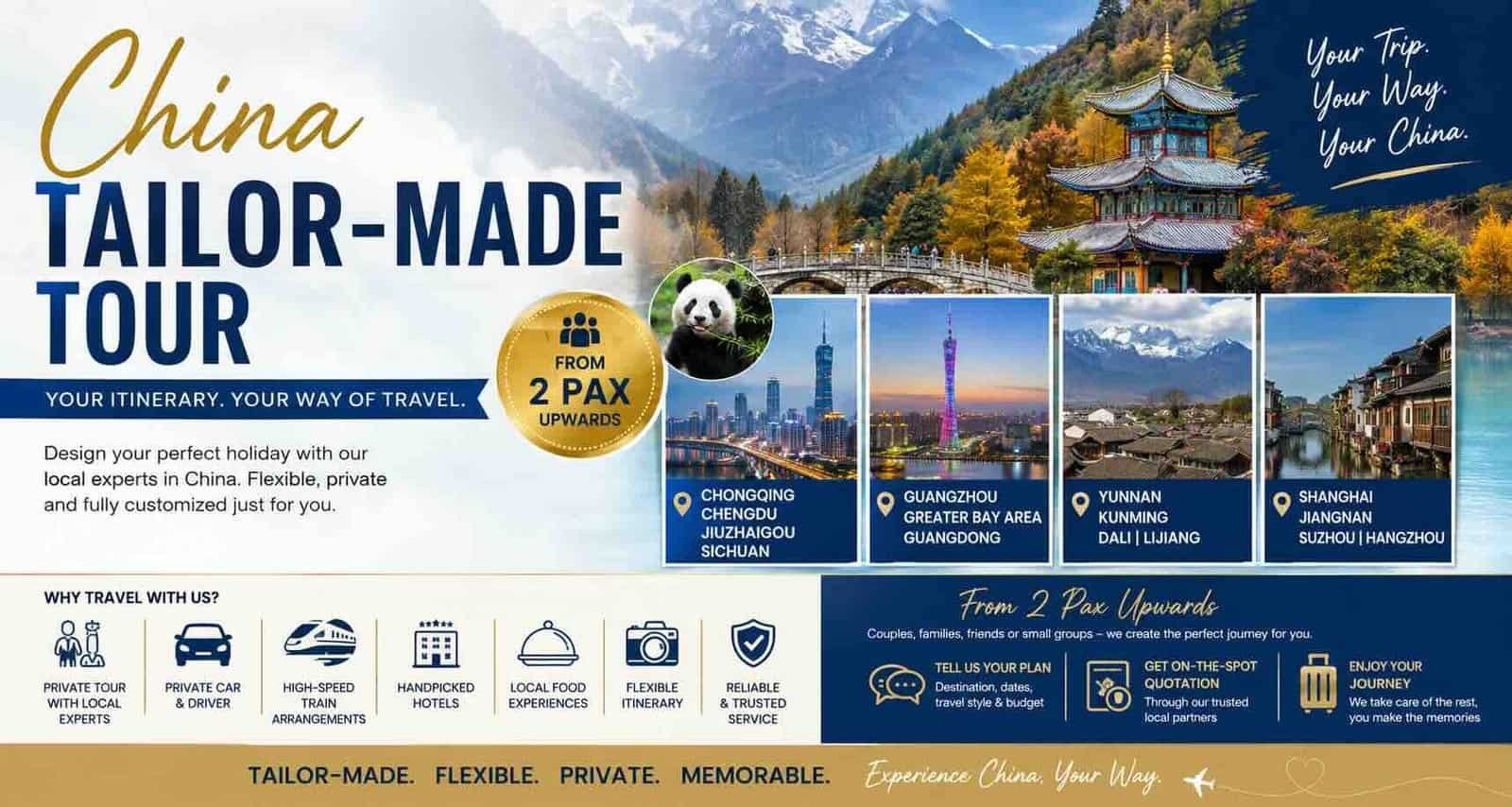 china tailor-made tour matta fair
