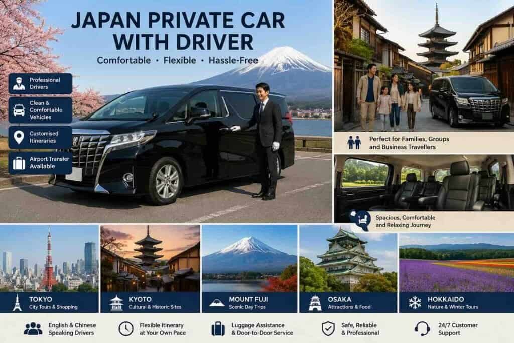 japan private car with driver